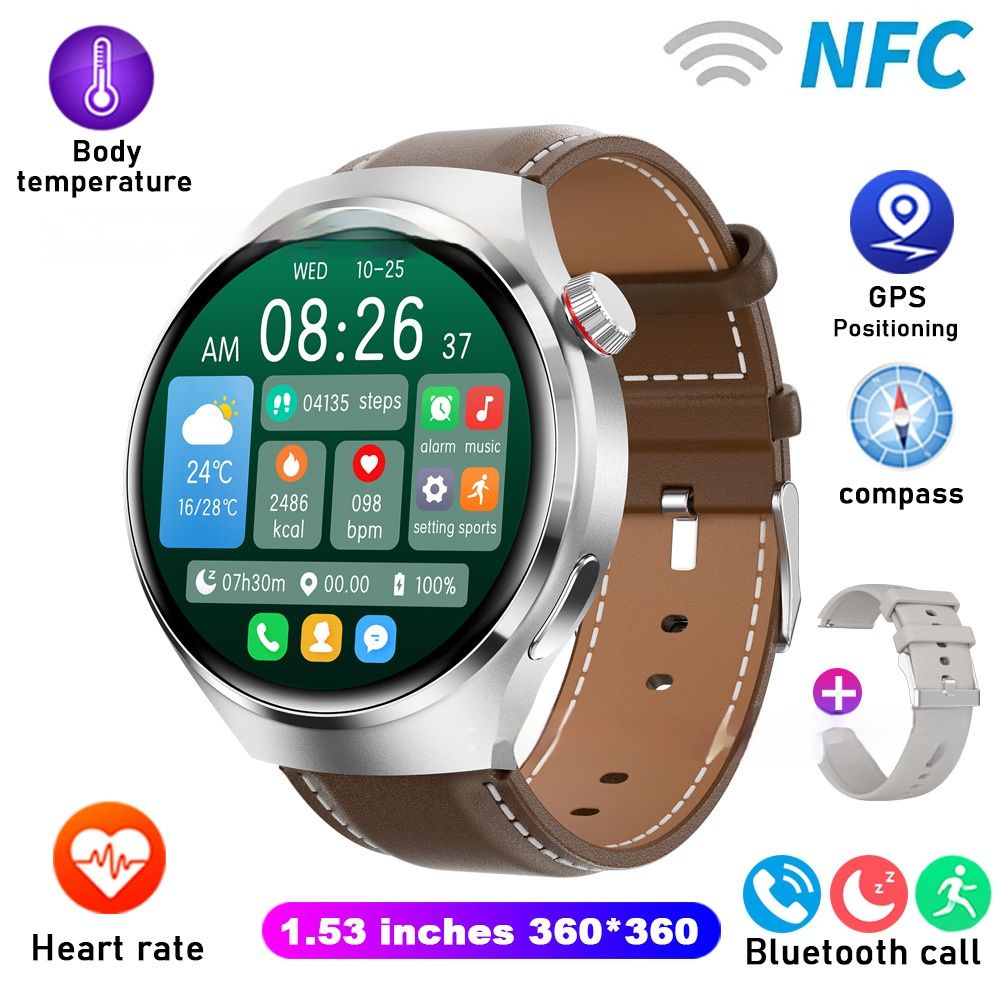 2025 New Gt4PRO smart watch Bluetooth Talk Waterproof sports Smart Watch voice assistant Smart Watch
