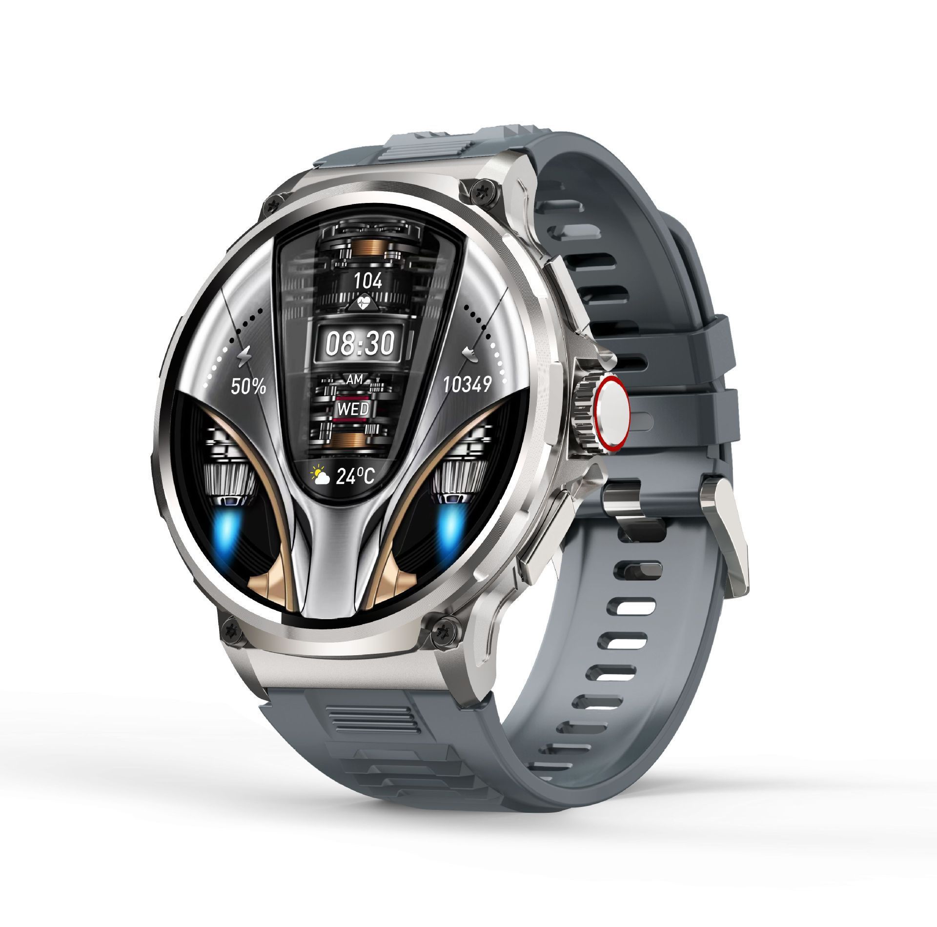 2025 NEW smart watch V69 smart watch 1.85 inch Bluetooth call large screen heart rate blood oxygen multi-sports waterproof smart watch