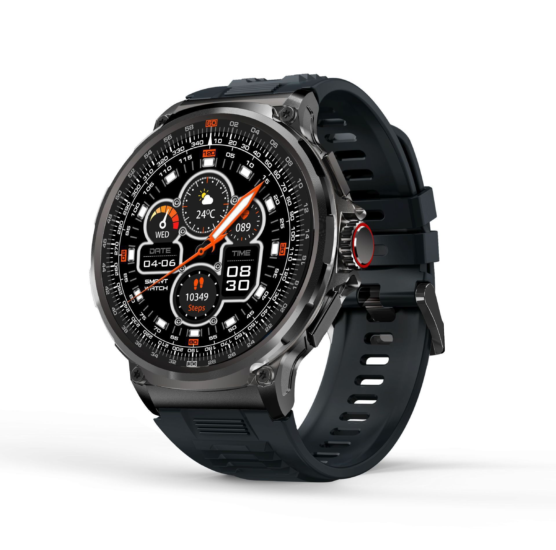 2025 NEW smart watch V69 smart watch 1.85 inch Bluetooth call large screen heart rate blood oxygen multi-sports waterproof smart watch