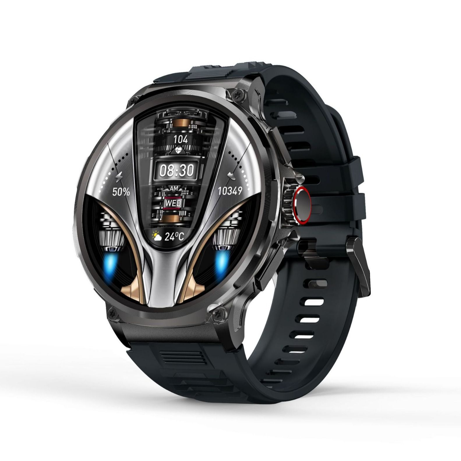 2025 NEW smart watch V69 smart watch 1.85 inch Bluetooth call large screen heart rate blood oxygen multi-sports waterproof smart watch