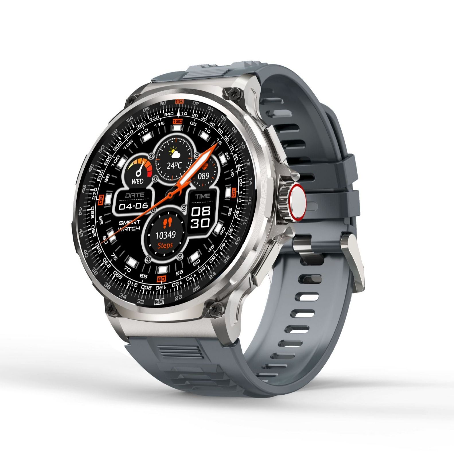 2025 NEW smart watch V69 smart watch 1.85 inch Bluetooth call large screen heart rate blood oxygen multi-sports waterproof smart watch