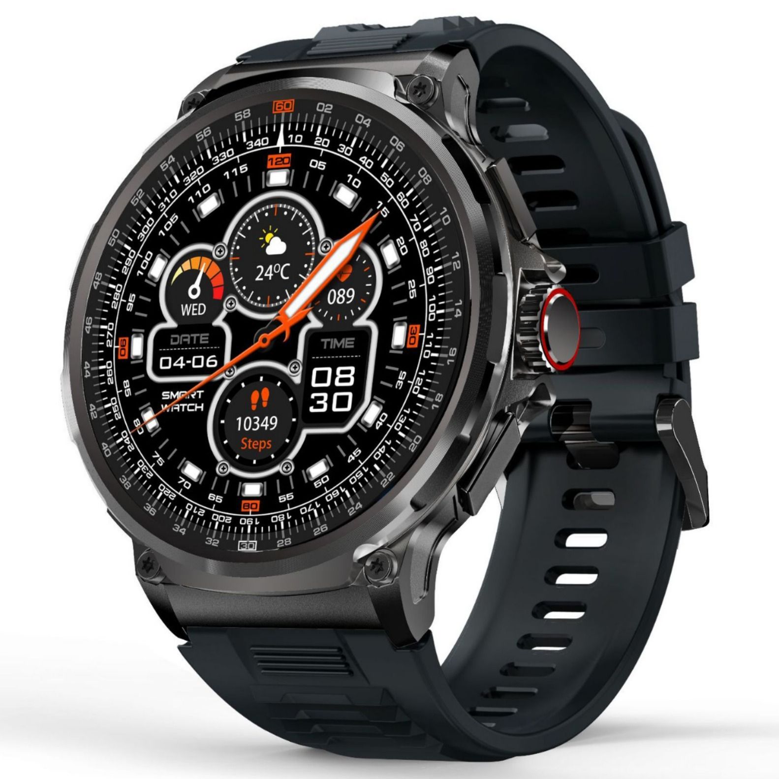2025 NEW smart watch V69 smart watch 1.85 inch Bluetooth call large screen heart rate blood oxygen multi-sports waterproof smart watch