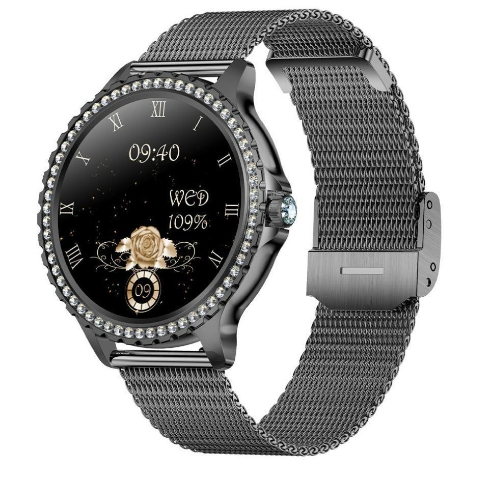 2025 New Lady's Smart Watch Valentine's Day Gift Heart Rate Blood Pressure Bluetooth Call Women's Gift Healthy Sleep Monitoring Fashion Women's Bracelet