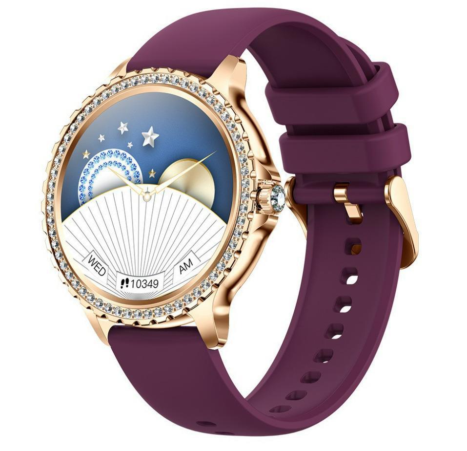2025 New Lady's Smart Watch Valentine's Day Gift Heart Rate Blood Pressure Bluetooth Call Women's Gift Healthy Sleep Monitoring Fashion Women's Bracelet