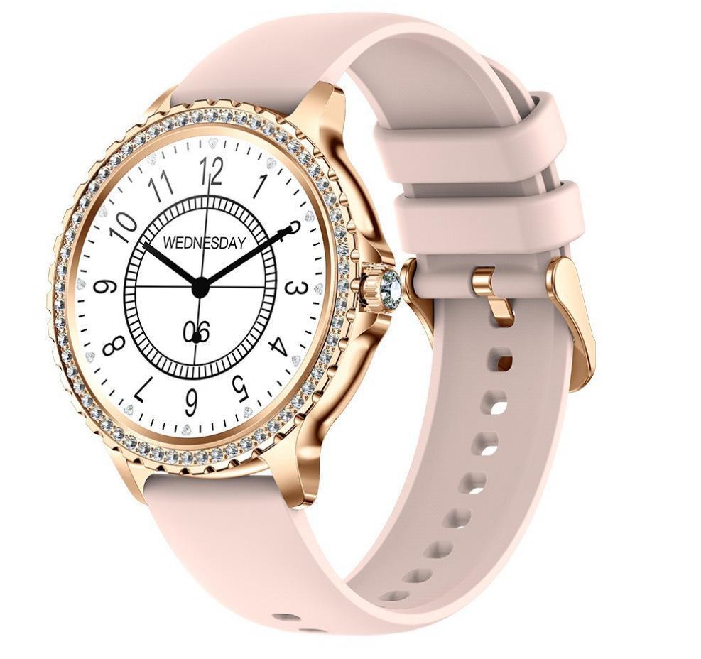 2025 New Lady's Smart Watch Valentine's Day Gift Heart Rate Blood Pressure Bluetooth Call Women's Gift Healthy Sleep Monitoring Fashion Women's Bracelet
