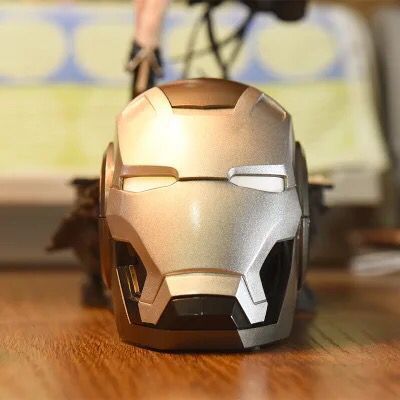New cool bluetooth speaker mecha warrior bumblebee iron man bluetooth speaker creative cartoon gift small speaker