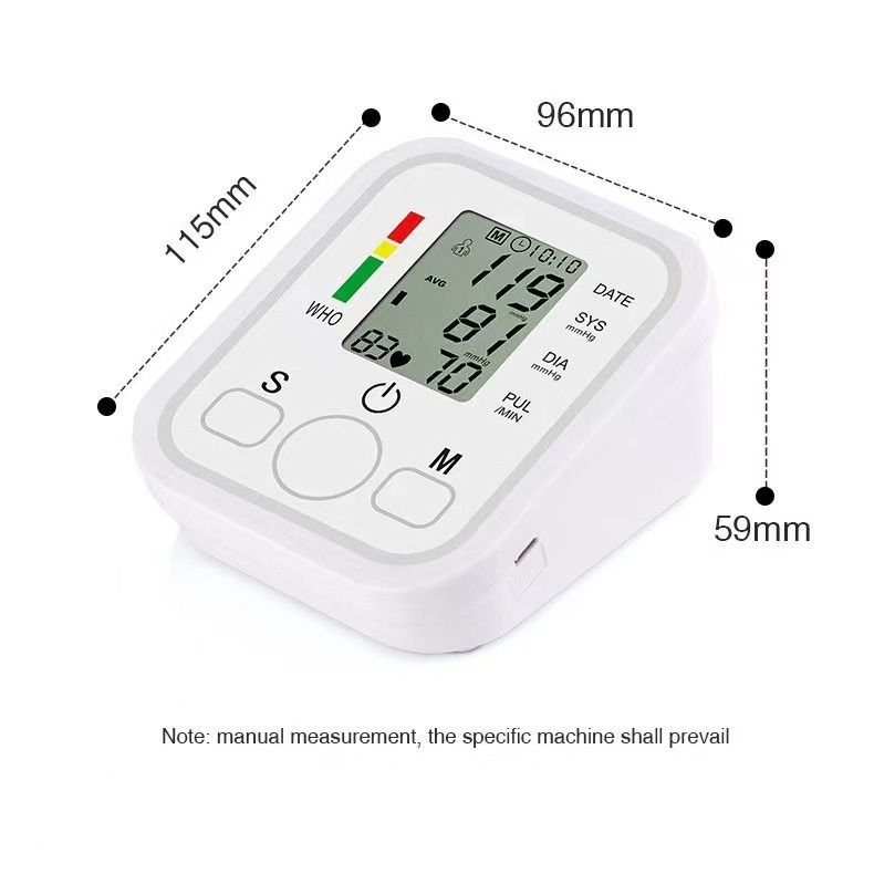 Medical grade blood pressure monitor fully automatic upper arm neutral electric intelligent blood pressure measuring instrument export blood pressure monitor