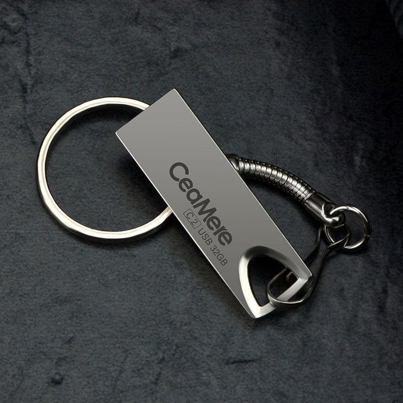 CeaMere Usb flash drive creative metal waterproof gift usb flash drive high speed 8g16gU flash drive 32g 64g