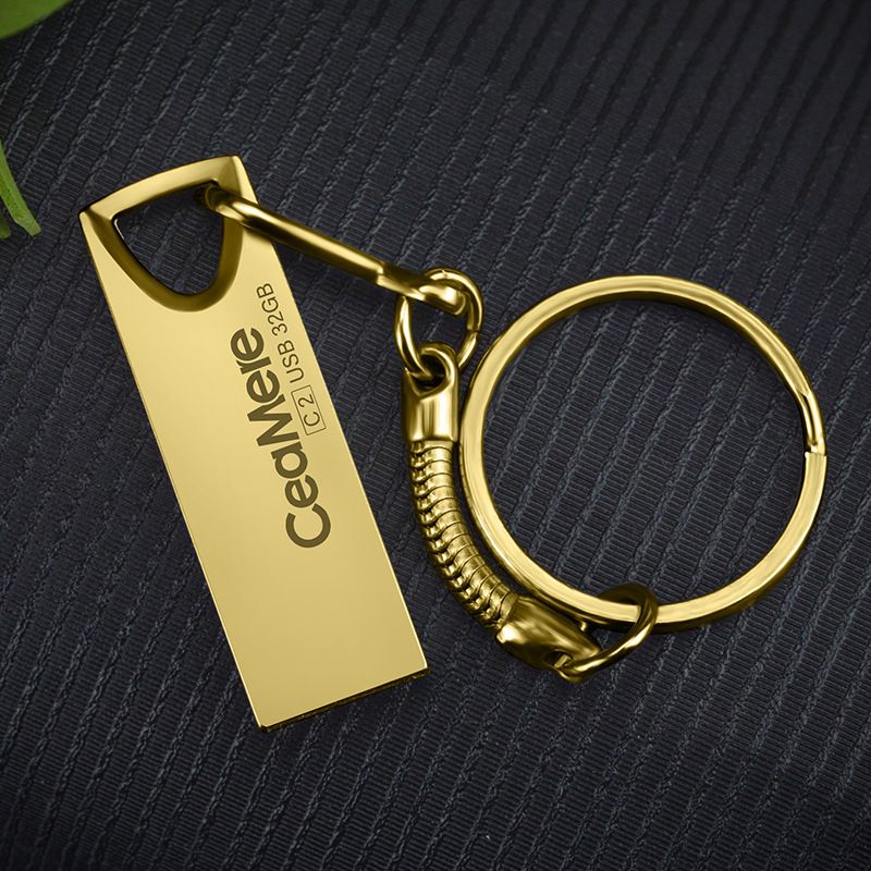 CeaMere Usb flash drive creative metal waterproof gift usb flash drive high speed 8g16gU flash drive 32g 64g