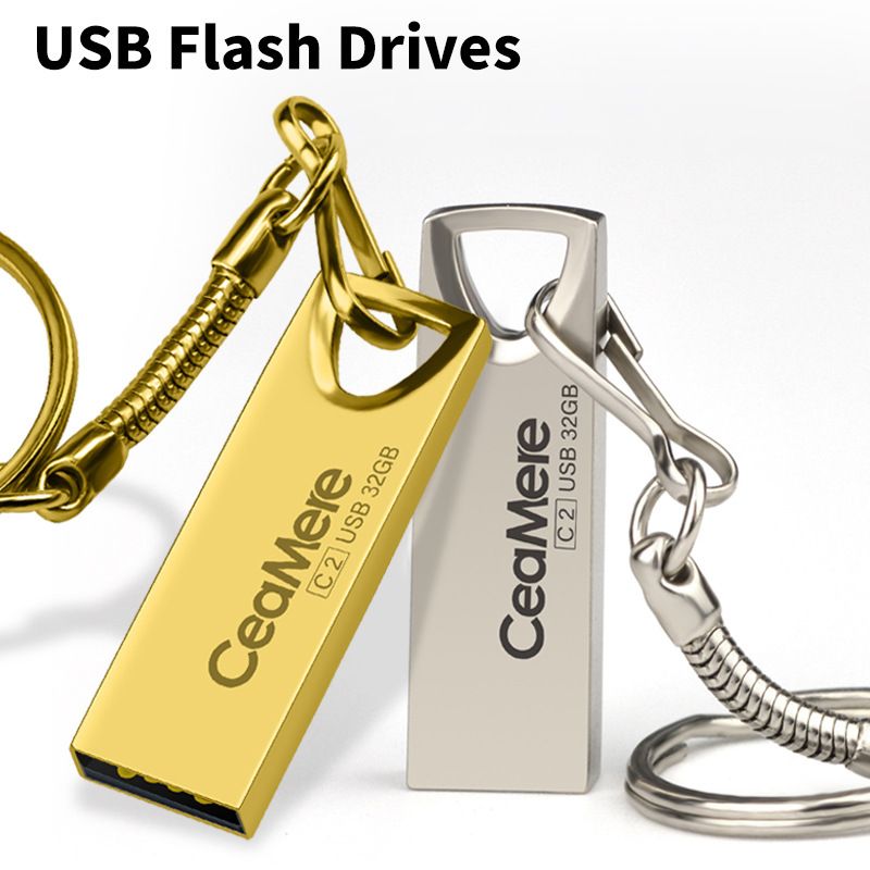 CeaMere Usb flash drive creative metal waterproof gift usb flash drive high speed 8g16gU flash drive 32g 64g
