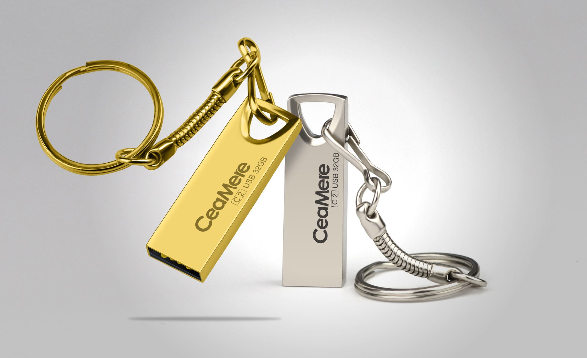 CeaMere Usb flash drive creative metal waterproof gift usb flash drive high speed 8g16gU flash drive 32g 64g