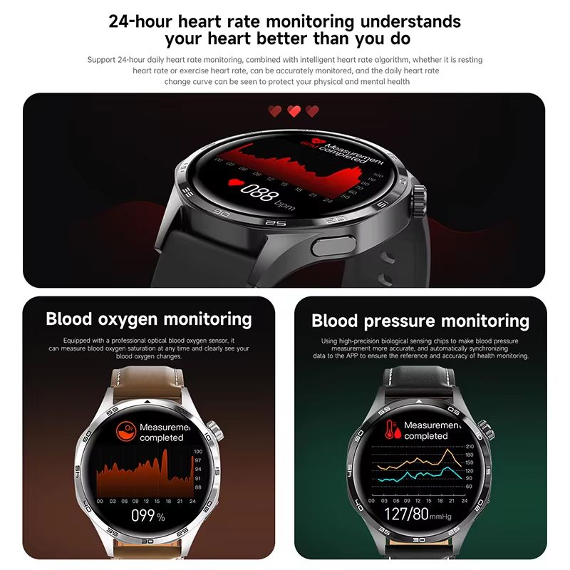For Huawei WATCH GT 5 Pro Smartwatch Men NFC GPS Tracker AMOLED 360*360 HD Screen Heart Rate Bluetooth Call Sport Smart Watch