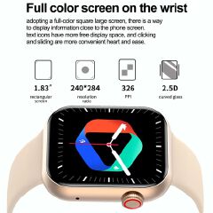 Smart Watch For Men Women Sport Mode Music Control Calorie Distance Fitness  NFC ECG+PPG Sports Fitness SmartWatch Men Temperature Monitoring Heart Rate Bluetooth Call Sports Smart Watch Men Women