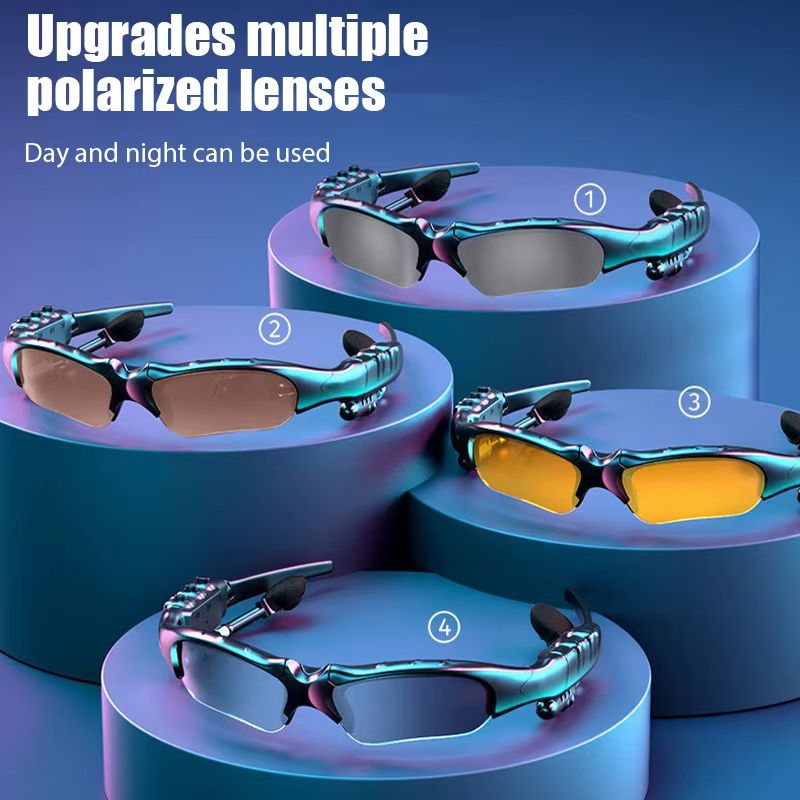 8-Color Fashion Blitz | Smart Bluetooth 5.3 Sunglasses – Stream Music, Take Calls & Rule the Streets in Style!