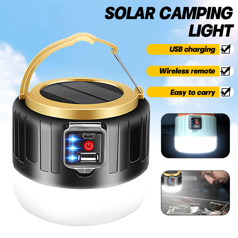 Outdoor  Solar Light  Camping Light with Smart Brightness Garden light & 72H Runtime - Essential for Outdoor Adventures and Power Outages Garden lamp