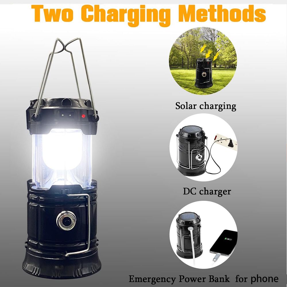 Kenya's Rainy-Season Camping Must-Have! Solar Lantern with Fast Charge &Long  endurance – Portable, Waterproof & Blackout-Proof for Safari Adventures!
