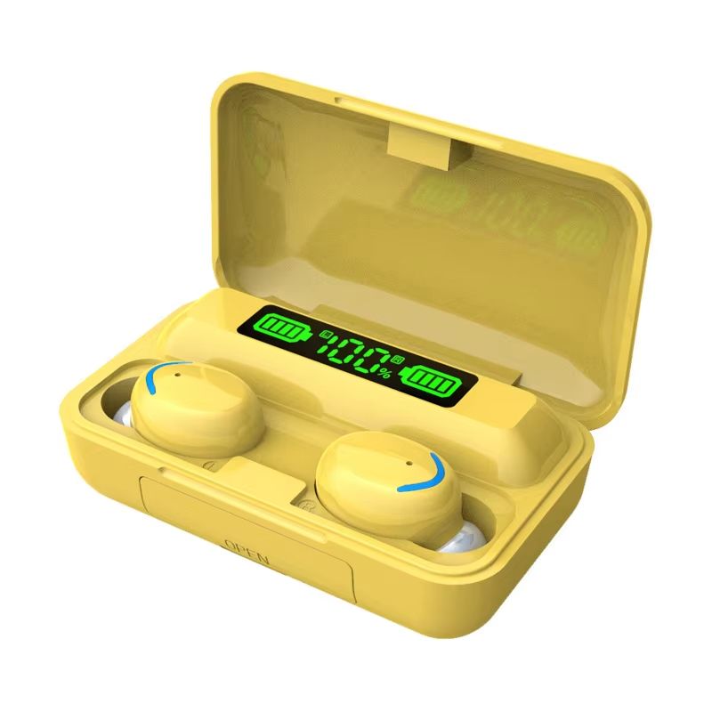 F9-5 TWS Earphone Bluetooth 5.1 Wireless Headphone Hearing Aid Waterproof Earbuds Headset Handfree With Mic 2200mAh Charging Box