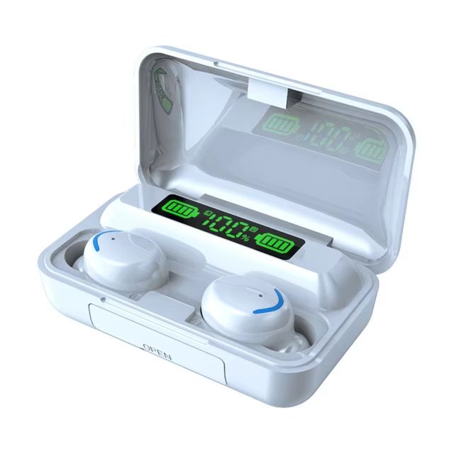F9-5 TWS Earphone Bluetooth 5.1 Wireless Headphone Hearing Aid Waterproof Earbuds Headset Handfree With Mic 2200mAh Charging Box
