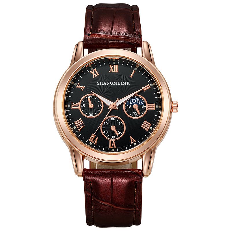 2025 hot selling men's watch all-match quartz waterproof watch Shangmei waterproof men's watch