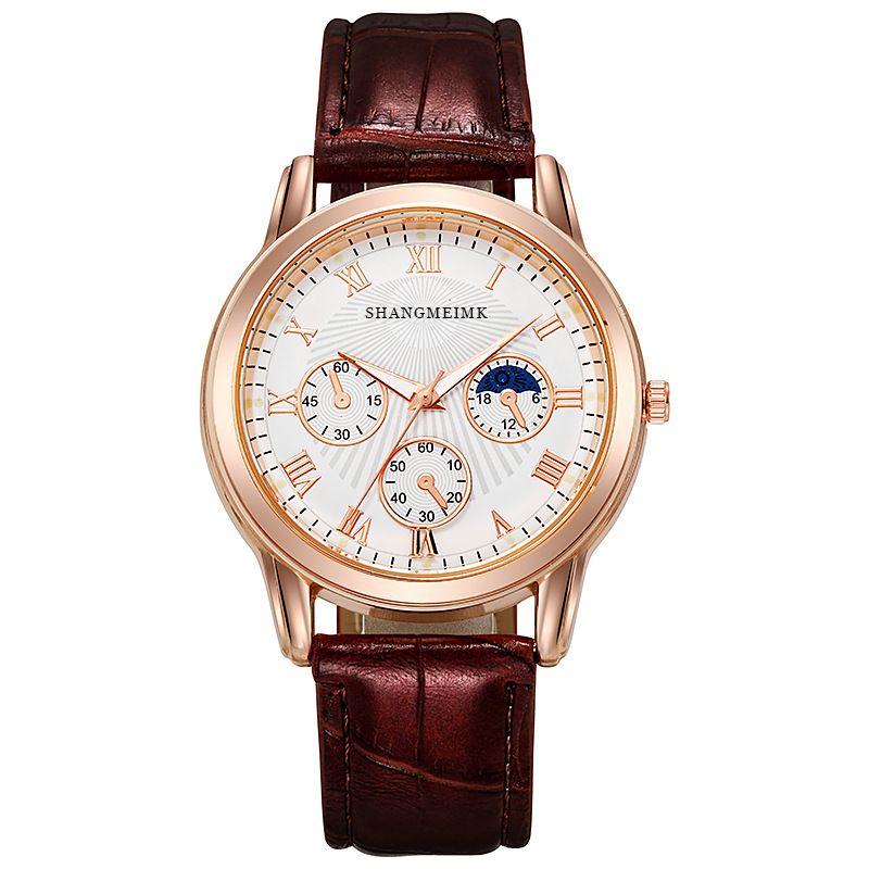 2025 hot selling men's watch all-match quartz waterproof watch Shangmei waterproof men's watch
