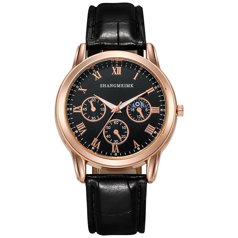 2025 hot selling men's watch all-match quartz waterproof watch Shangmei waterproof men's watch