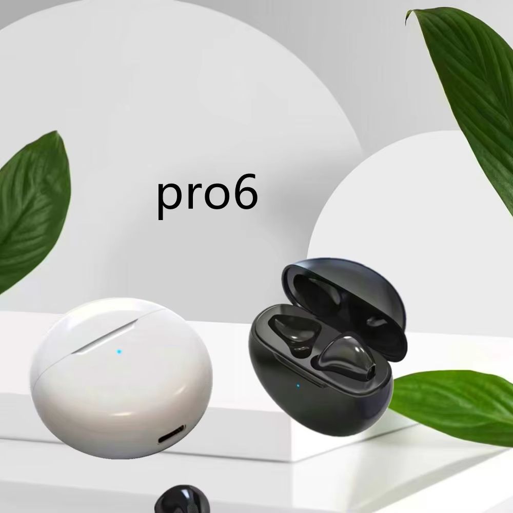 Air Pro 6 TWS Wireless Headphones with Mic Fone Bluetooth Earphones Sport Running Headset for Apple iPhone Xiaomi Pro6 Earbuds
