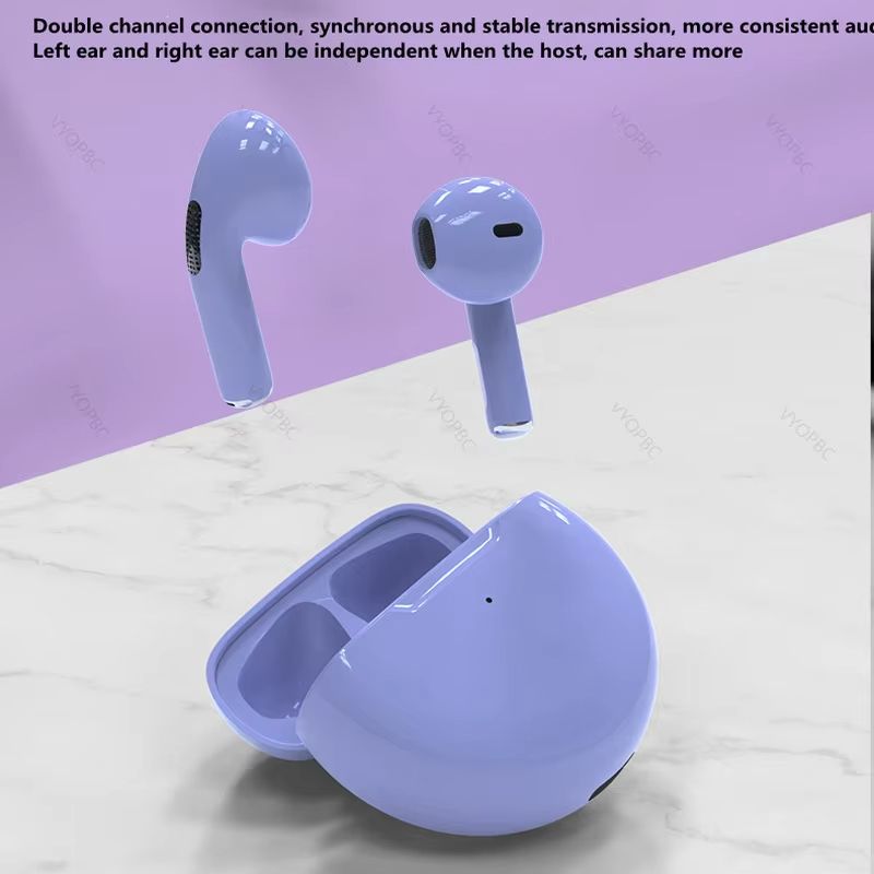 Air Pro 6 TWS Wireless Headphones with Mic Fone Bluetooth Earphones Sport Running Headset for Apple iPhone Xiaomi Pro6 Earbuds