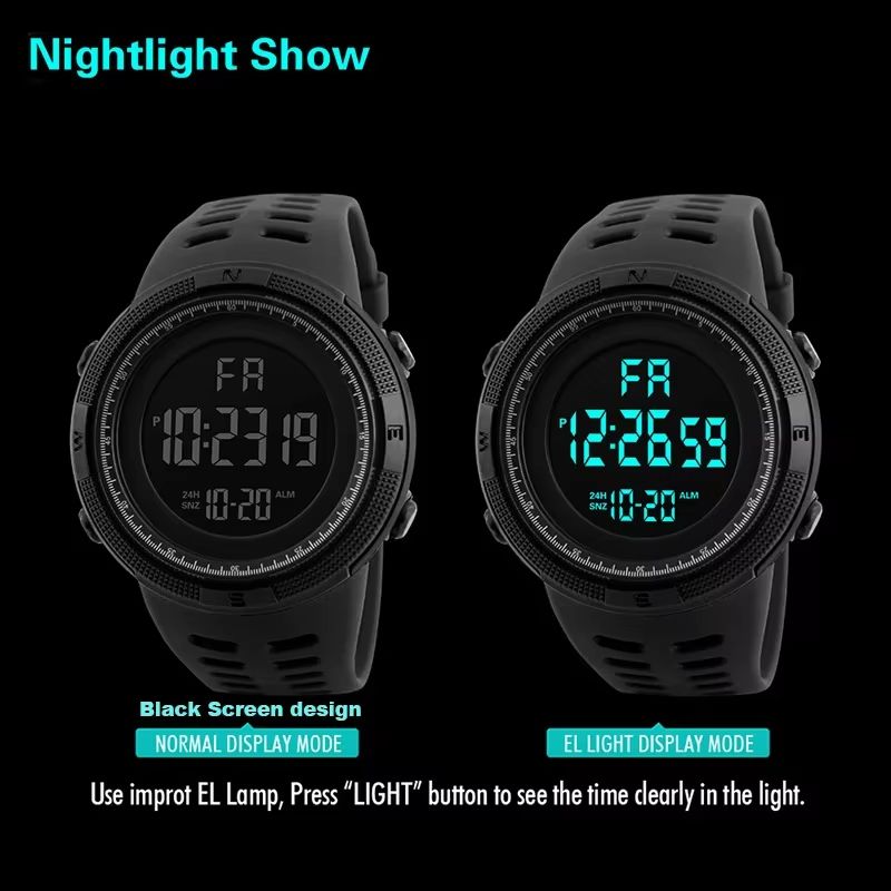 Hot Selling YIKAZE X01 Men's Digital Watches Multifunction Military Men Sports Wristwatch Sweatproof Luminous Man Student Electronic Watch