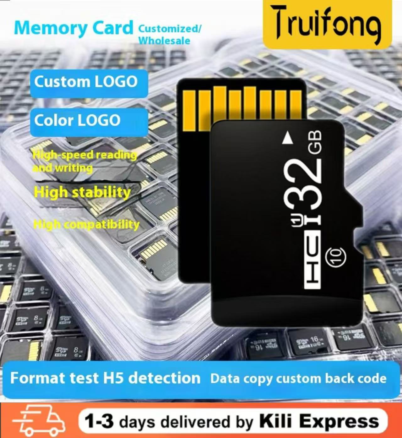 Truifong 16G high-speed microSD/TF memory card 32G driving instrument 64G mobile phone 128G camera 256G monitoring