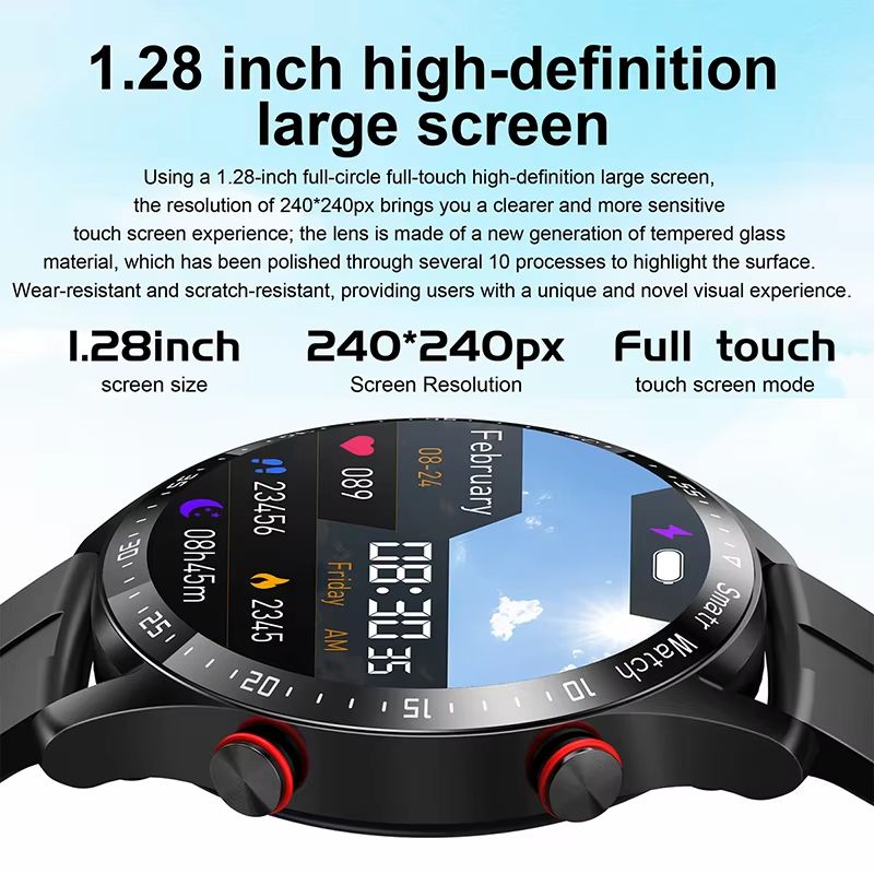 2025 New Voice Call Smart Watch Men GT Series 1.53 inch AMOLED Screen Sports Watch Health Smartwatch For Android IOS Phone Bands