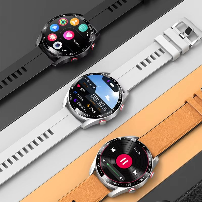 2025 New Voice Call Smart Watch Men GT Series 1.53 inch AMOLED Screen Sports Watch Health Smartwatch For Android IOS Phone Bands