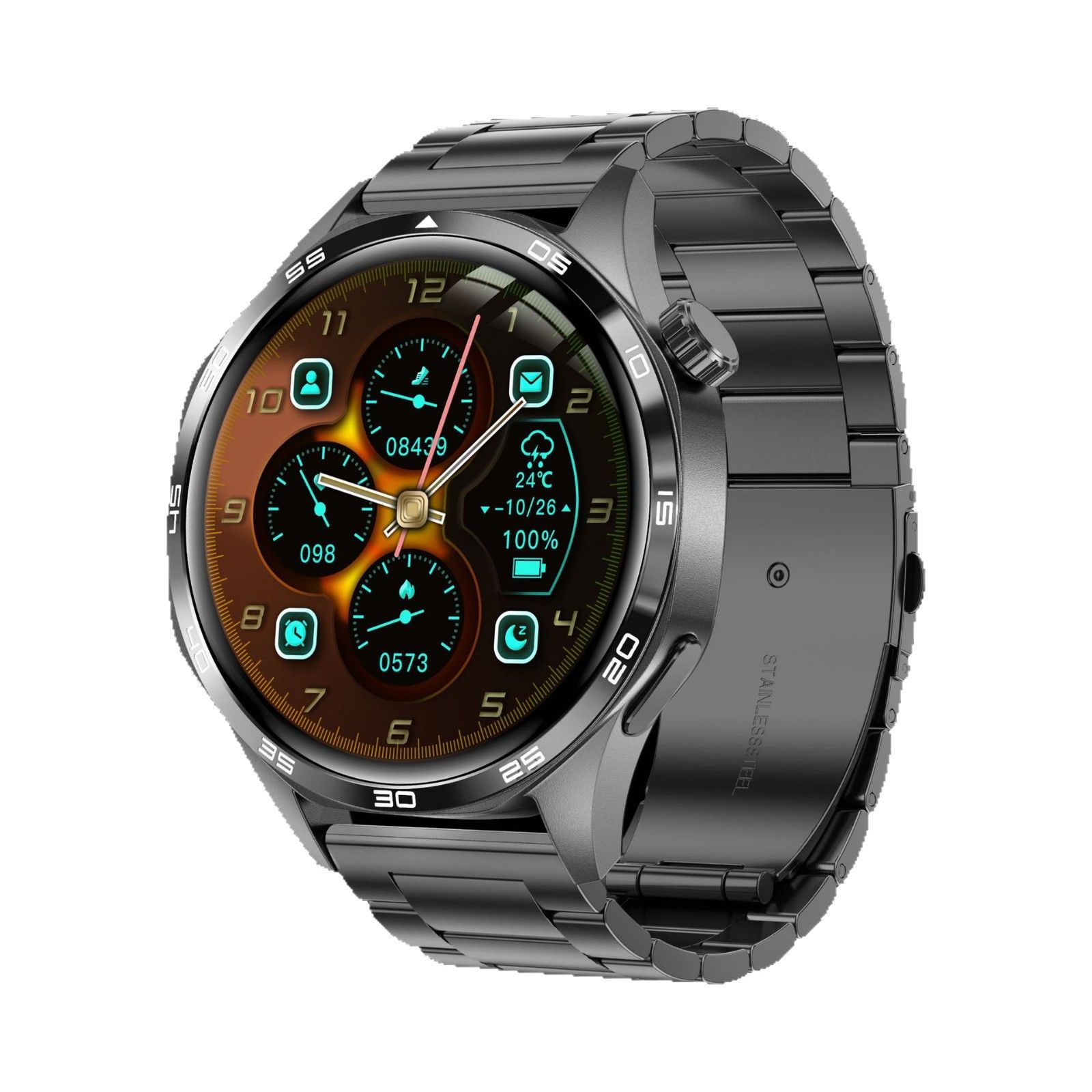 2026 New For HUAWEI Smart Watch Men GT5 PRO NFC GPS Sports Compass Fitness Heart Rate Bluetooth Call Smartwatch Watch 5 Pro