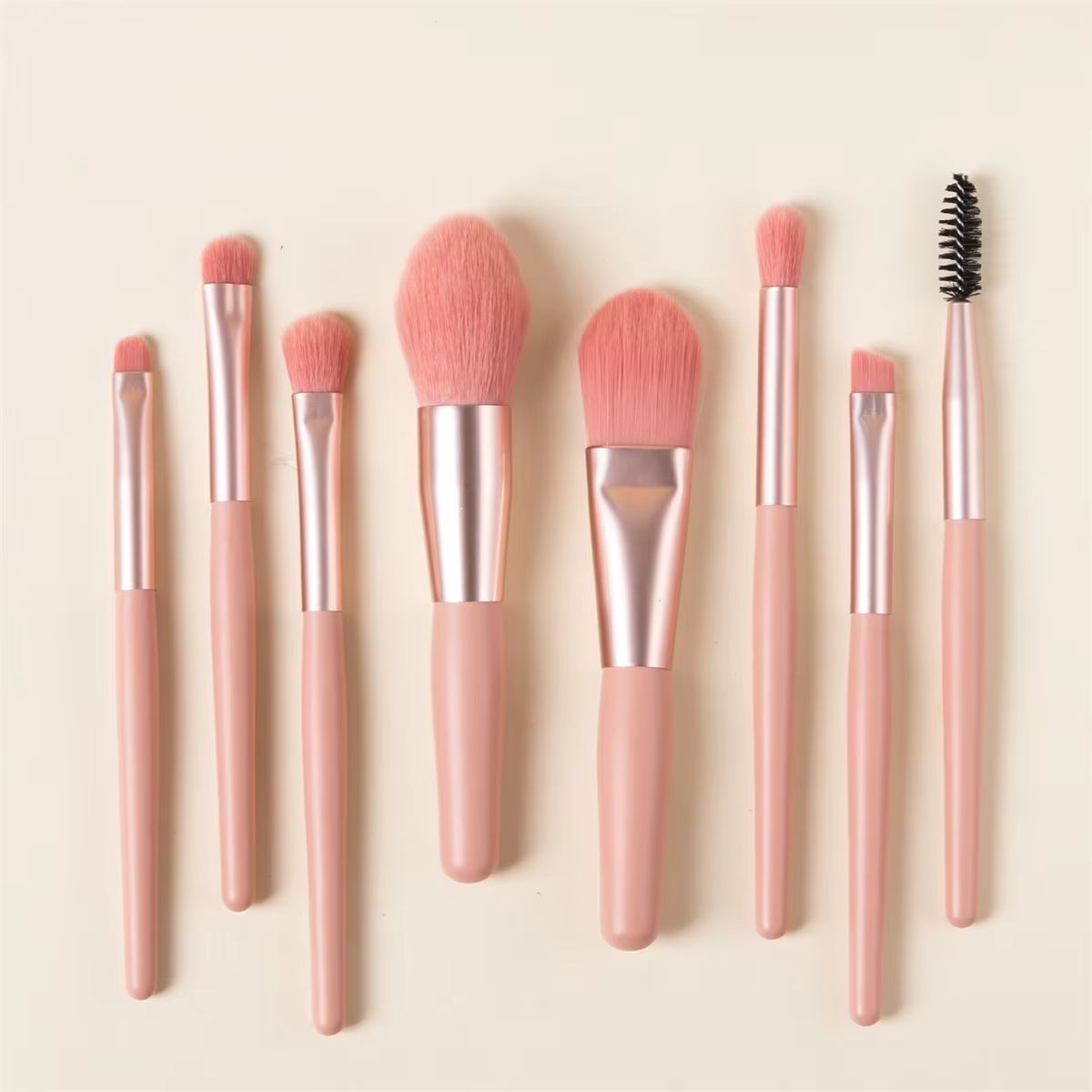 New 8Pcs Makeup Brush Set Makeup Concealer Brush Blush Loose Powder Brush Eye Shadow Highlighter Foundation Brush Beauty Tools