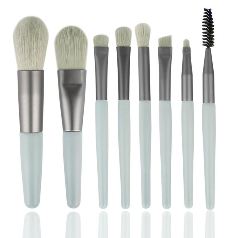 New 8Pcs Makeup Brush Set Makeup Concealer Brush Blush Loose Powder Brush Eye Shadow Highlighter Foundation Brush Beauty Tools