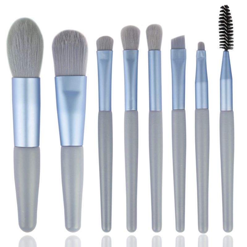 New 8Pcs Makeup Brush Set Makeup Concealer Brush Blush Loose Powder Brush Eye Shadow Highlighter Foundation Brush Beauty Tools