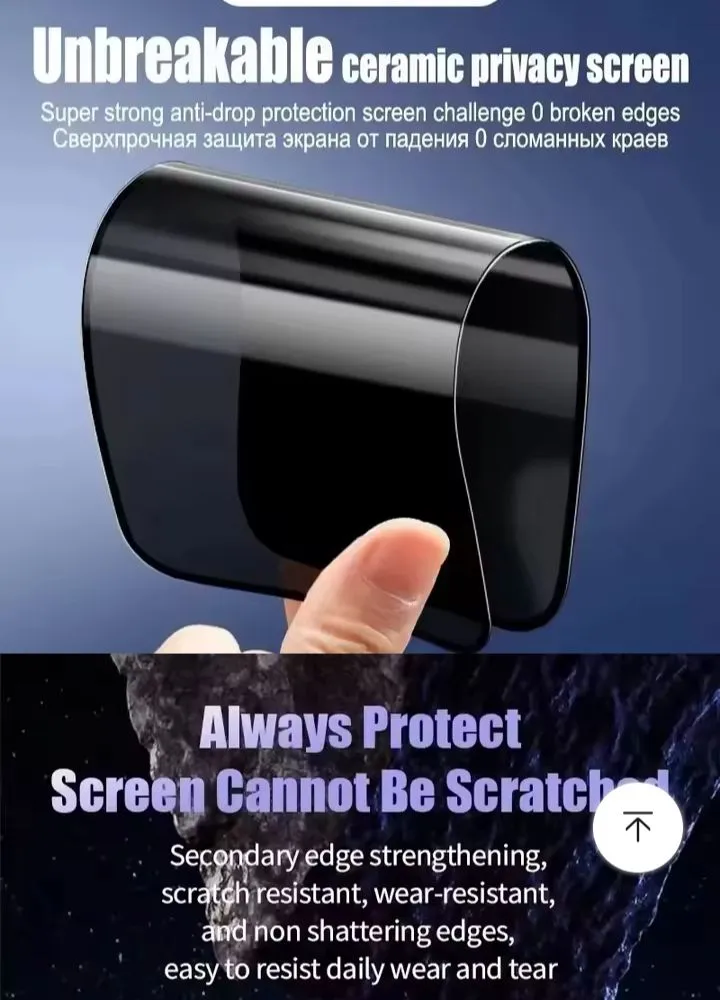 MOBILE PHONE CERAMIC PROTECTIVE FILM FOR IPHONE 13,14,15 & 16 - ALL PROMAX
-Made from high Quality Japanese Material.
-Resistant to scratches, with hardness upto 9H.-
-Anti-fingerprints and Anti-dirt.