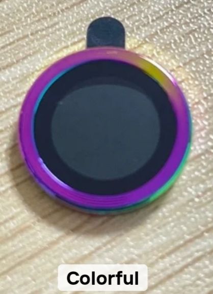 CAMERA LENS PROTECTORS - METAL RING TEMEPERED GLASS CAMERA LENS FOR IPHONE 13,14 & 15 PROMAX