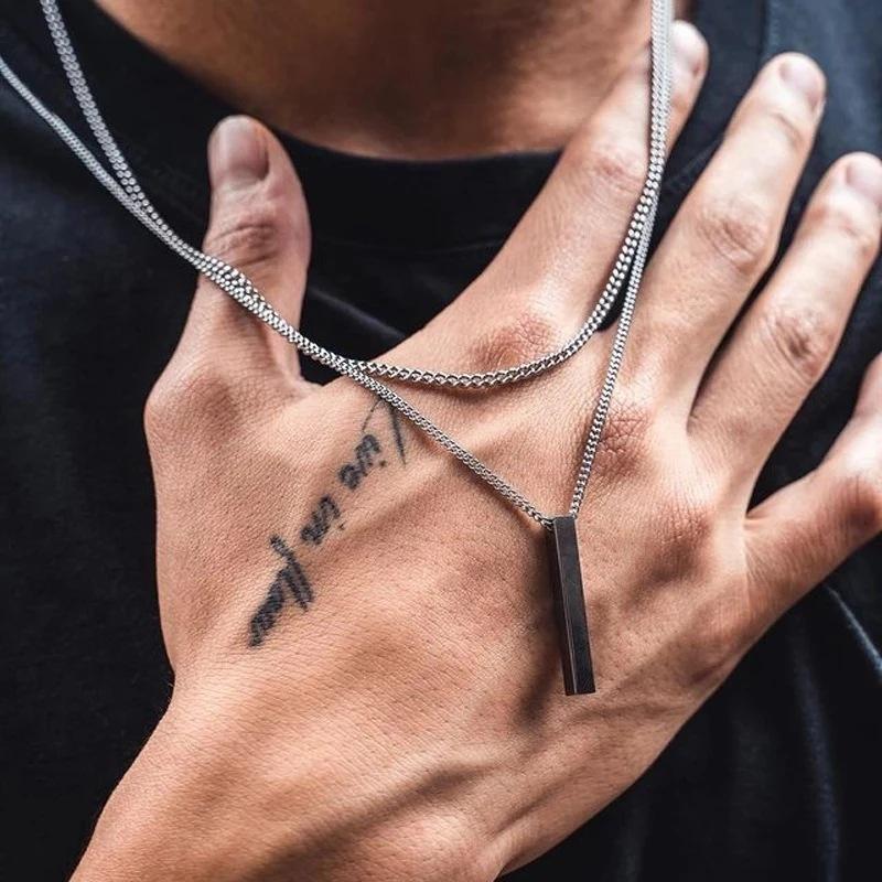 Wear It And Light Up Your Trendy Attitude 60cm New Wish Simple Style Metal Strip Necklace, Gold, Silver And Black Available In Three Colors Hip-Hop Style Personalized Jewelry Unleash Your Unique Charm