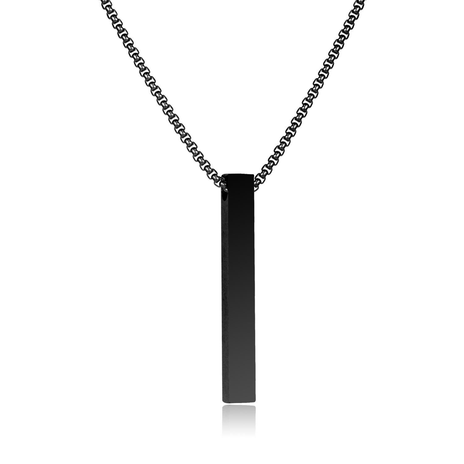 Wear It And Light Up Your Trendy Attitude 60cm New Wish Simple Style Metal Strip Necklace, Gold, Silver And Black Available In Three Colors Hip-Hop Style Personalized Jewelry Unleash Your Unique Charm
