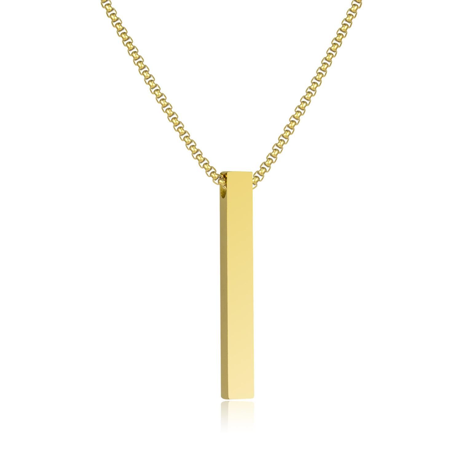 Wear It And Light Up Your Trendy Attitude 60cm New Wish Simple Style Metal Strip Necklace, Gold, Silver And Black Available In Three Colors Hip-Hop Style Personalized Jewelry Unleash Your Unique Charm