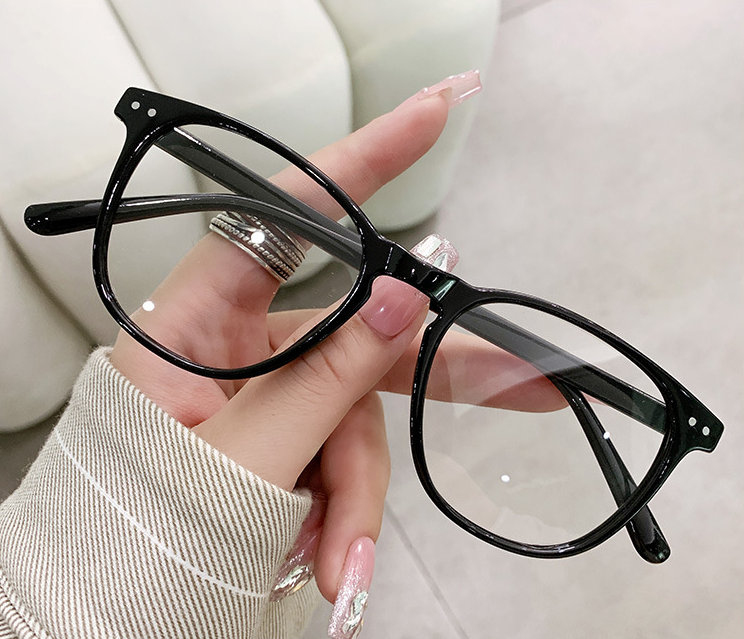 Color-changing Anti-blue Glasses European And American Retro Trendy Frame｜Smart Photosensitive Goggles｜Same Model｜Anti-fatigue And Radiation Protection｜24-hour Fashion Shield｜Sunglasses & Eyewear