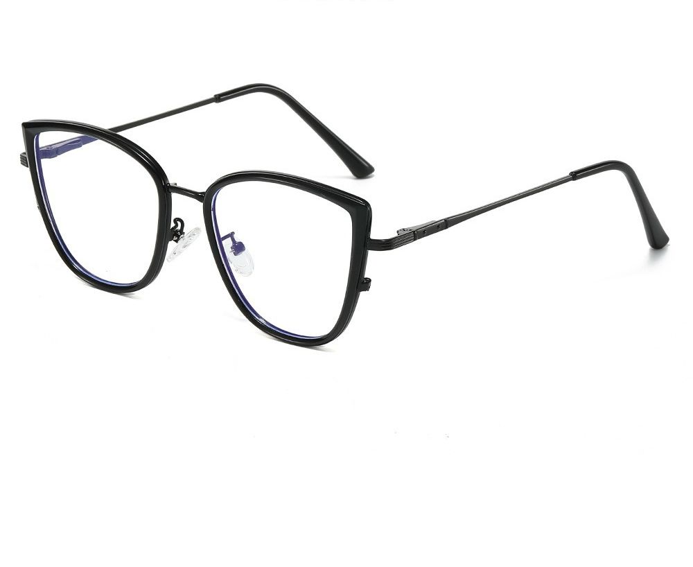 Fashion Accessories > Accessories > Women Accessories > Sunglasses & Eyewear Accessories > Sunglasses  NEW Photochromic Blue Light Glasses Cat-Eye Frame Women Trendy Non-Prescription Glasses