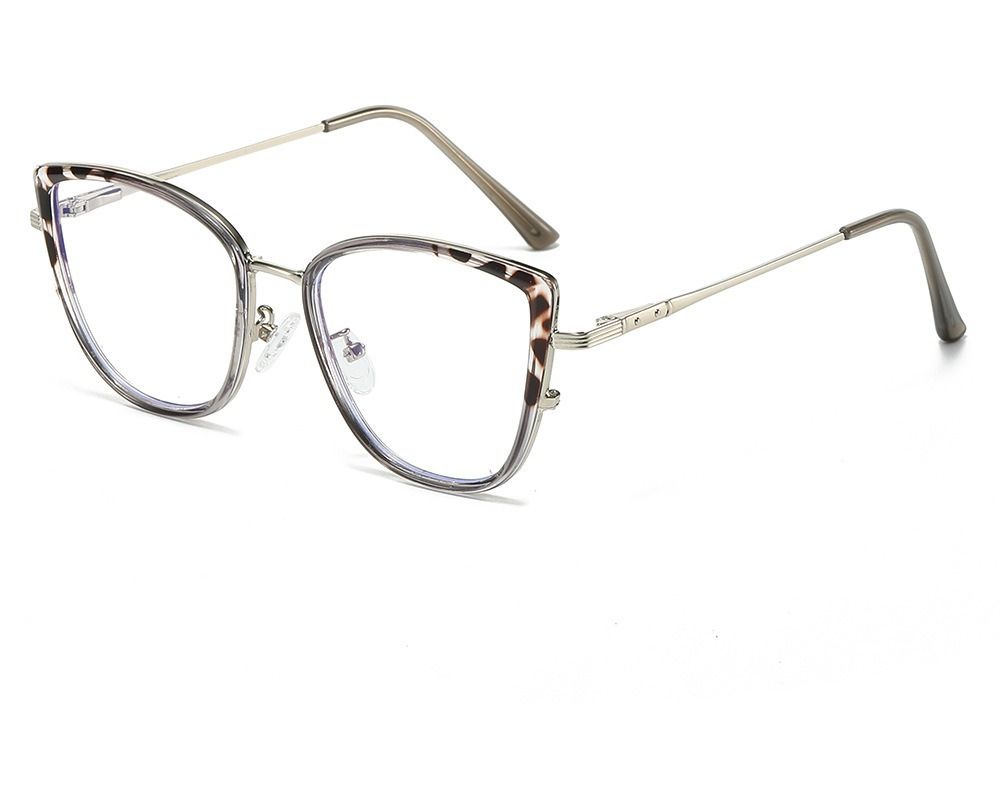 Fashion Accessories > Accessories > Women Accessories > Sunglasses & Eyewear Accessories > Sunglasses  NEW Photochromic Blue Light Glasses Cat-Eye Frame Women Trendy Non-Prescription Glasses