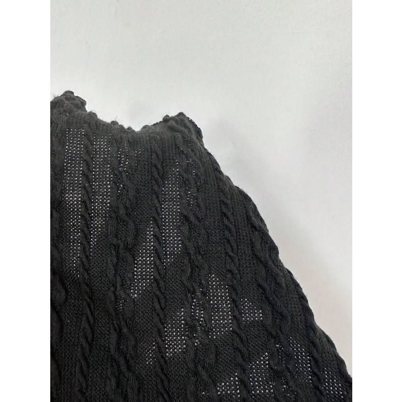 Clothes > Women's Clothing > Sleep & Lounge > Nightgowns & Sleepshirts DESIGNER SET Knit Tie-Waist Pajama - Peplum Top & Palazzo Pants  Womens Luxury Loungewear