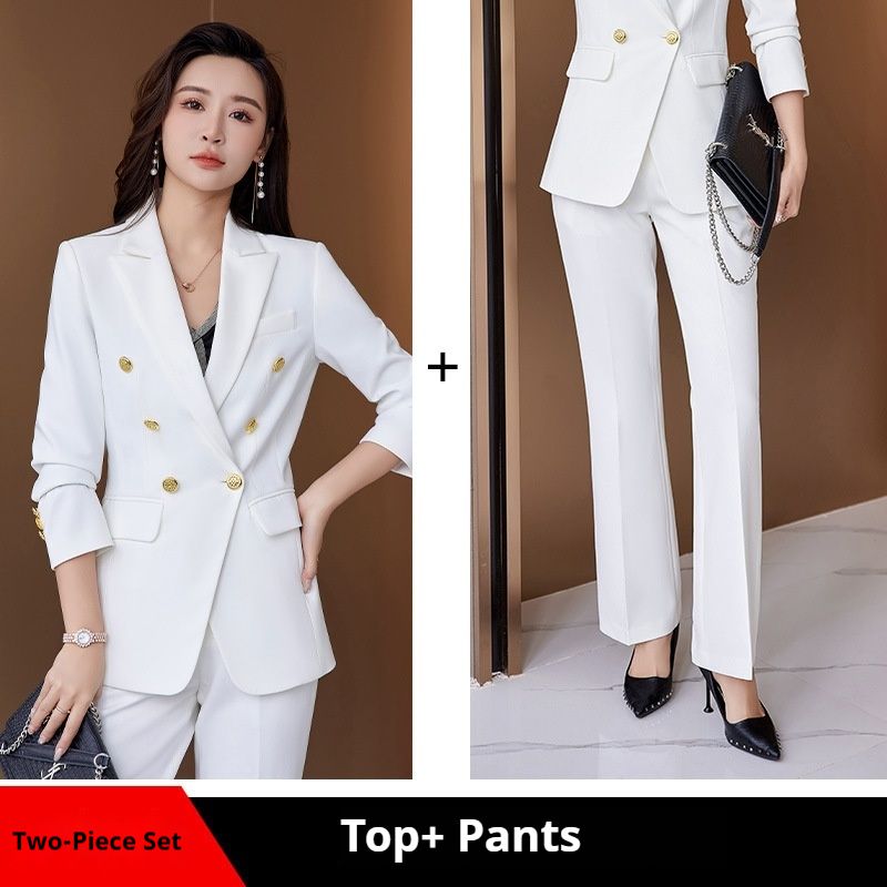 Clothes > Women's Clothing > Clothing Sets > Two-Piece Outfits  New Korean Slim Men's Suit Suit, Business Formal Suit Three-piece Set, Groom Wedding Dress/professional Suit Black