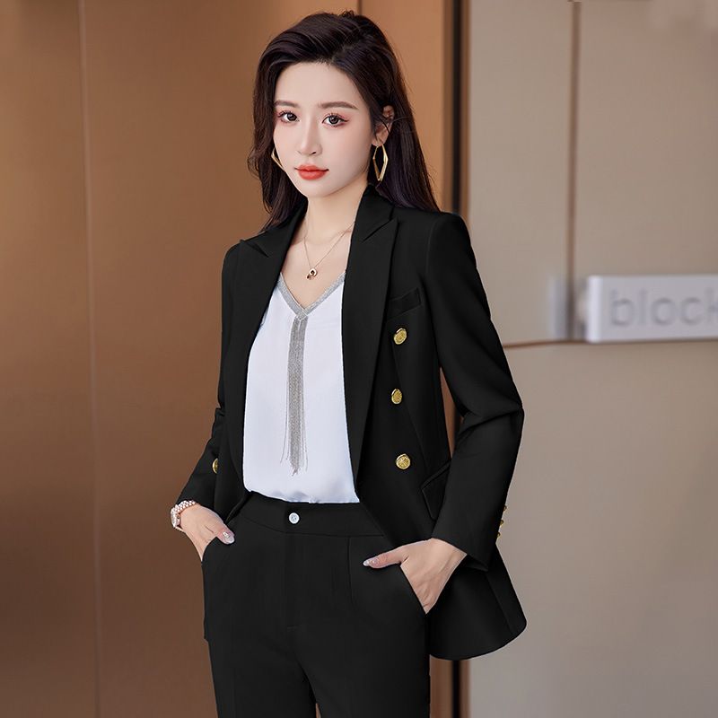 Clothes > Women's Clothing > Clothing Sets > Two-Piece Outfits  New Korean Slim Men's Suit Suit, Business Formal Suit Three-piece Set, Groom Wedding Dress/professional Suit Black
