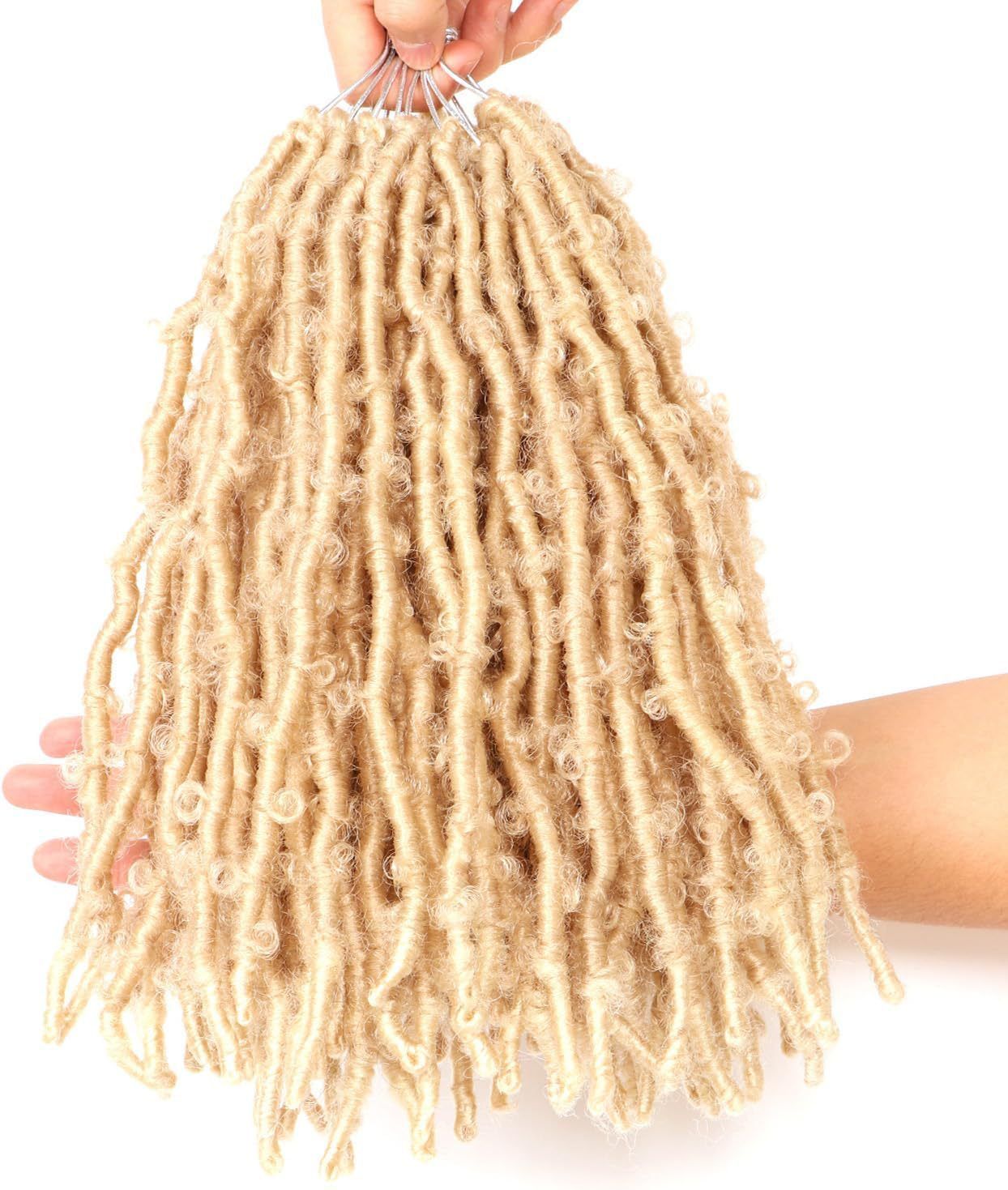 24 Inches Butterfly Locs Crochet Hair Goddess Butterfly Wig 12 Braids