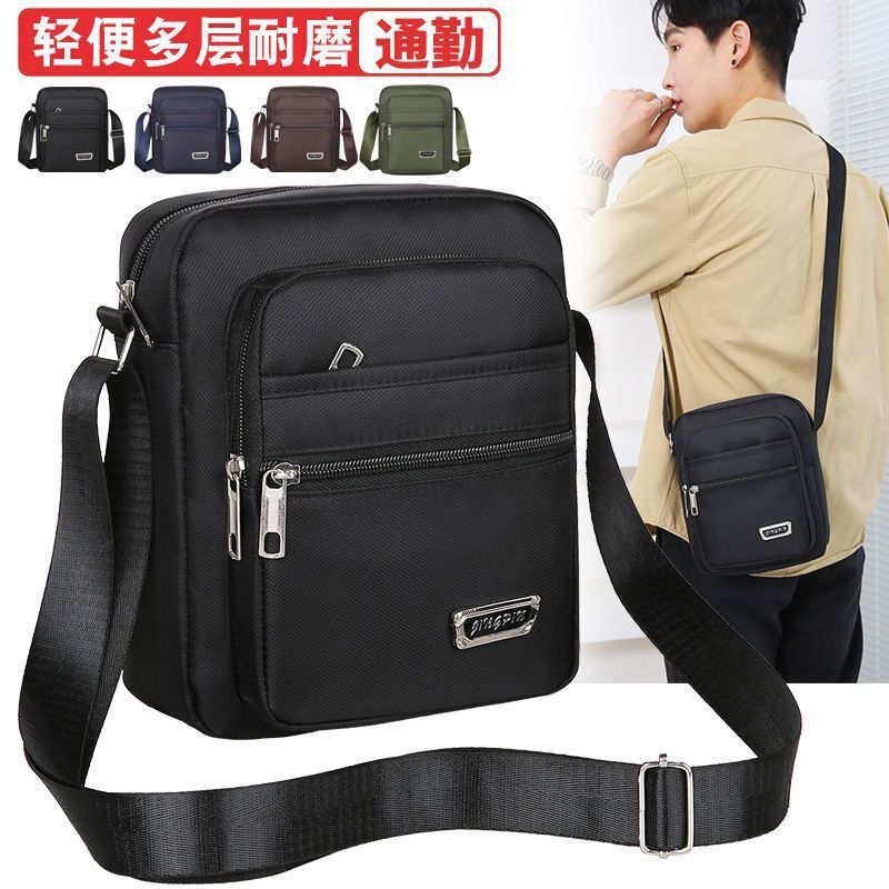 Bags > Men's Bags > Shoulder Bags  Korean Style Waterproof Crossbody Bag 🔥 Unisex Large Capacity Sling Bag, Multi-Pocket Design, Perfect for Travel / Work / Daily Use