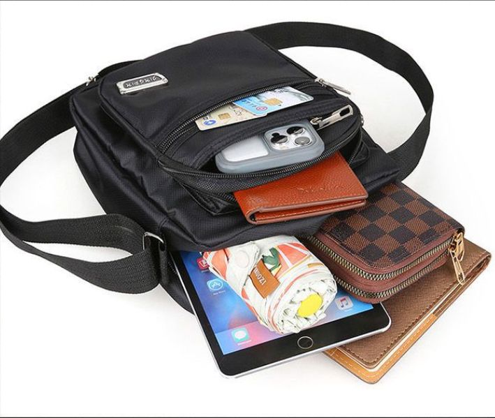 Bags > Men's Bags > Shoulder Bags  Korean Style Waterproof Crossbody Bag 🔥 Unisex Large Capacity Sling Bag, Multi-Pocket Design, Perfect for Travel / Work / Daily Use