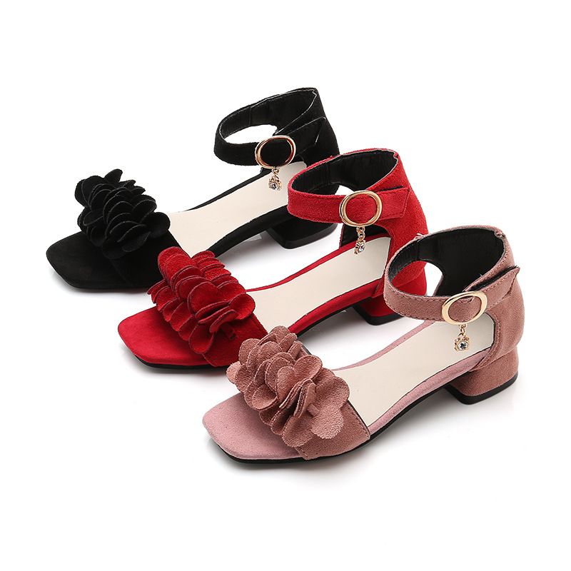 Shoes > Kids&Baby Shoes > Girls' Shoes > Sandals Children's sandals girls' shoes summer new high heel Korean version of princess beach shoes mid-to-big children's casual shoes